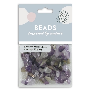 Gemstone Chips 10mm Amethyst 25gms